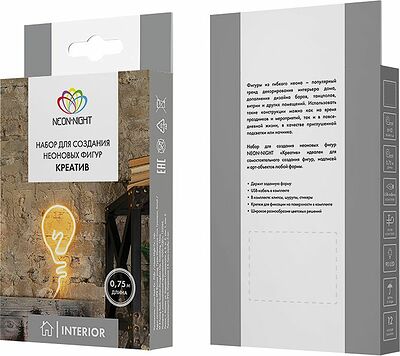 NEON-NIGHT 131-004-1 Набор для создания неоновых фигур NEON-NIGHT Креатив 90 LED, 0.75 м, зеленый