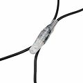 NEON-NIGHT 215-022 Гирлянда светодиодная Сеть 2х1,5м 288 LED БЕЛЫЙ/СИНИЙ черный ПВХ IP65 свечение с динамикой 230В контроллер в комплекте NEON-NIGHT 
