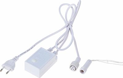 NEON-NIGHT 215-056 Гирлянда светодиодная Сеть треугольная 1,5х2х2м 136 LED ТЕПЛЫЙ БЕЛЫЙ прозрачный ПВХ IP65 свечение с динамикой 230В контроллер в комплекте NEON-NIGHT 
