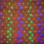 NEON-NIGHT 215-119-6 Гирлянда Сеть 1х1,5м, прозрачный ПВХ, 96 LED Мультиколор