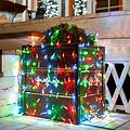 NEON-NIGHT 215-119 Гирлянда светодиодная Сеть 1х1,5м 160 LED МУЛЬТИ черный ПВХ IP65 свечение с динамикой 230В контроллер в комплекте NEON-NIGHT 