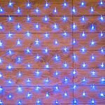 NEON-NIGHT 215-123 Гирлянда Сеть 1,5х1,5м, прозрачный ПВХ, 150 LED Синий