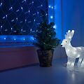 NEON-NIGHT 215-133 Гирлянда сеть 1,8х1,5м, прозрачный ПВХ, 180 LED, Синий