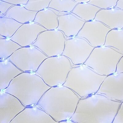 NEON-NIGHT 215-133 Гирлянда сеть 1,8х1,5м, прозрачный ПВХ, 180 LED, Синий