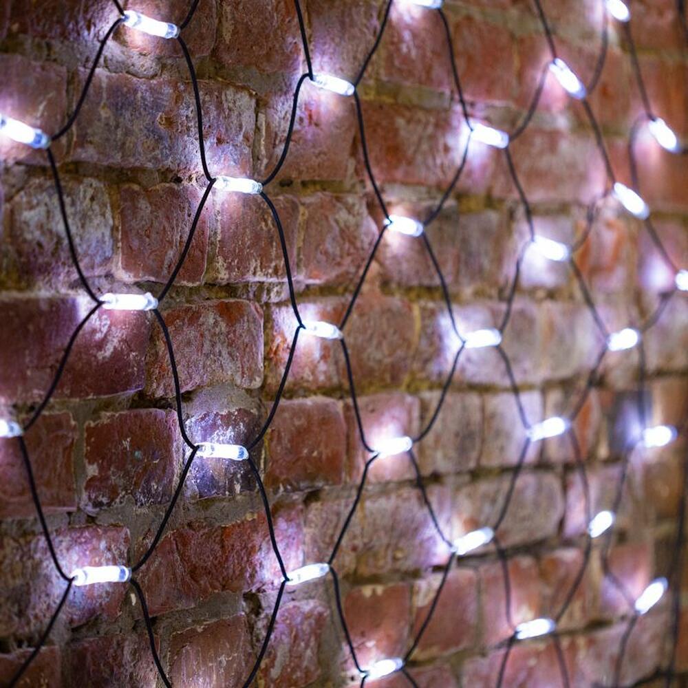 NEON-NIGHT 217-125 Гирлянда светодиодная Сеть 2x3м 432 LED БЕЛЫЙ черный каучук IP67 постоянное свечение 230В блок в комплекте NEON-NIGHT 