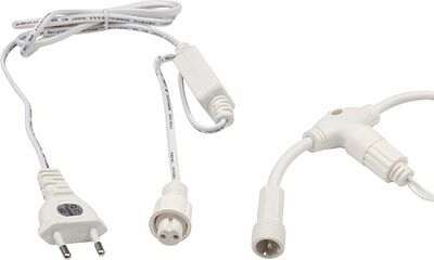 NEON-NIGHT 235-114 Гирлянда светодиодная Занавес 2х1,5м 360 LED ЗЕЛЕНЫЙ белый ПВХ IP65 постоянное свечение 230В блок в комплекте NEON-NIGHT