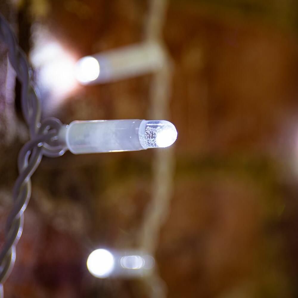 NEON-NIGHT 235-221 Гирлянда светодиодная Занавес 2х1,5м 300 LED БЕЛЫЙ белый ПВХ IP65 эффект мерцания 230В нужен блок 303-500-1 NEON-NIGHT