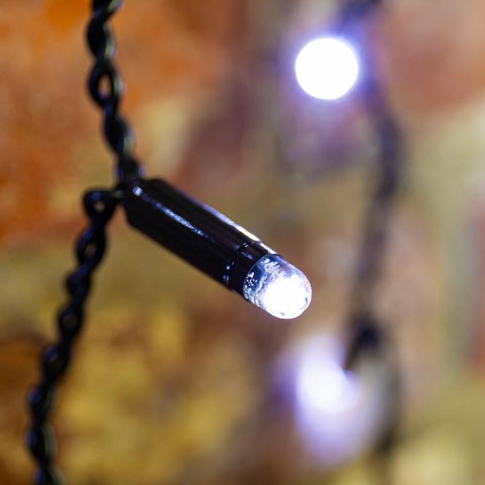 NEON-NIGHT 235-231 Гирлянда светодиодная Занавес 2х1,5м 300 LED БЕЛЫЙ черный ПВХ IP65 эффект мерцания 230В нужен блок 303-500 NEON-NIGHT