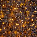 NEON-NIGHT 235-301 Гирлянда светодиодная Занавес 2х1,5м 300 LED ЖЕЛТЫЙ прозрачный ПВХ IP65 постоянное свечение 230В блок в комплекте NEON-NIGHT
