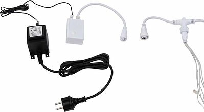 NEON-NIGHT 235-465 Гирлянда светодиодная Занавес 2х6м 360 LED БЕЛЫЙ прозрачный ПВХ IP65 эффект водопада 24В не соединяется трансформатор в комплекте NEON-NIGHT