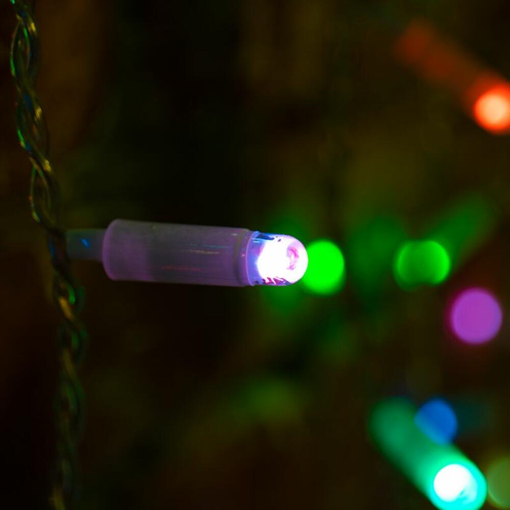 NEON-NIGHT 245-309 Гирлянда светодиодная Занавес 2х1,5м 300 LED RGB прозрачный ПВХ IP65 для свечения с динамикой 230В нужен контроллер 245-908 NEON-NIGHT
