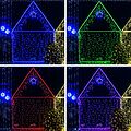 NEON-NIGHT 245-409 Гирлянда светодиодная Нить 10м 100 LED RGB прозрачный ПВХ IP65 свечение с динамикой 230В соединяется NEON-NIGHT нужен контроллер 245-908