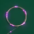 NEON-NIGHT 303-007 Гирлянда светодиодная Роса 2м, 20LED, РОЗОВЫЙ, IP20, тонкий батарейный блок, 2хCR2032 в комплекте NEON-NIGHT