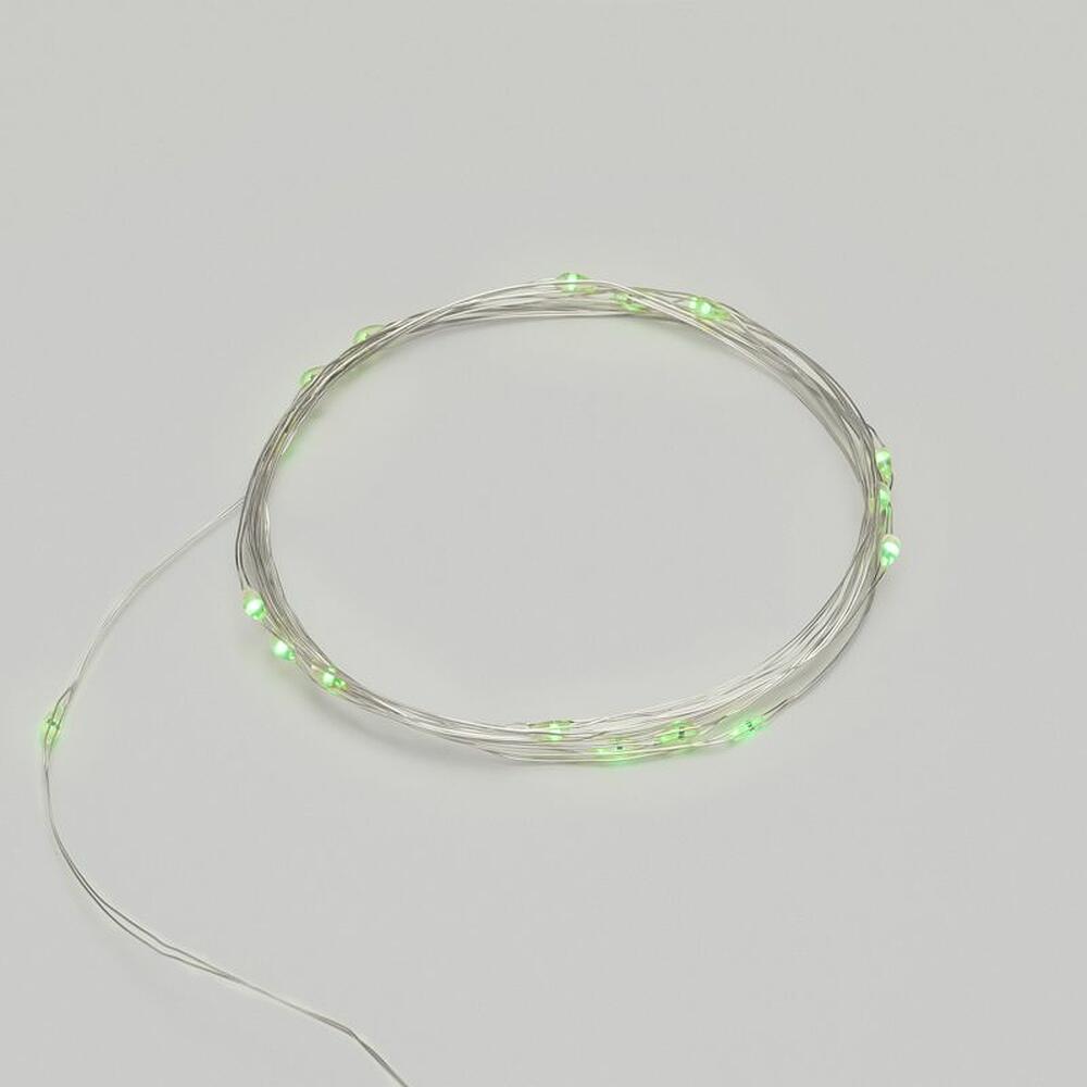 NEON-NIGHT 303-008 Гирлянда светодиодная Роса 2м, 20LED, ЗЕЛЕНЫЙ, IP20, 2хCR2032 в комплекте NEON-NIGHT