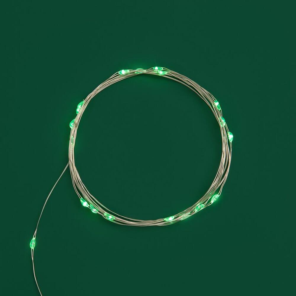 NEON-NIGHT 303-008 Гирлянда светодиодная Роса 2м, 20LED, ЗЕЛЕНЫЙ, IP20, 2хCR2032 в комплекте NEON-NIGHT