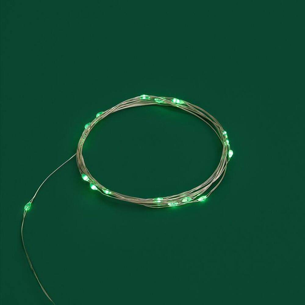 NEON-NIGHT 303-008 Гирлянда светодиодная Роса 2м, 20LED, ЗЕЛЕНЫЙ, IP20, 2хCR2032 в комплекте NEON-NIGHT