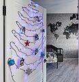 NEON-NIGHT 303-043 Гирлянда Твинкл Лайт 10 м, темно-зеленый ПВХ, 80 LED, цвет: Синий