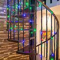 NEON-NIGHT 303-059 Гирлянда Твинкл Лайт 15 м, темно-зеленый ПВХ, 120 LED, цвет мультиколор