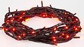 NEON-NIGHT 303-152 Гирлянда Нить управляемая 10м 100 LED РОЗОВЫЙ черный ПВХ IP65 свечение с динамикой 230В NEON-NIGHT
