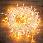 NEON-NIGHT 303-196 Гирлянда Твинкл Лайт 15 м, прозрачный ПВХ, 120 LED, цвет ТЕПЛЫЙ БЕЛЫЙ