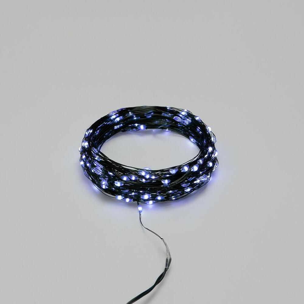 NEON-NIGHT 303-265 Гирлянда светодиодная Роса с контроллером 20м, 200LED, БЕЛЫЙ, IP20, 230В, зеленый провод NEON-NIGHT