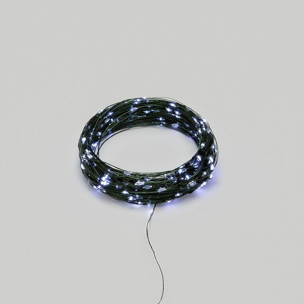 NEON-NIGHT 303-275 Гирлянда светодиодная Роса с контроллером 30м, 300LED, БЕЛЫЙ, IP20, 230В, зеленый провод NEON-NIGHT