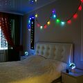 NEON-NIGHT 303-549 Гирлянда Шарики Ø18мм, 5м, темно-зеленый ПВХ, 30 диодов, цвет RGB NEON-NIGHT 303-549 Гирлянда Шарики Ø18мм, 5м, темно-зеленый ПВХ, 30 диодов, цвет RGB