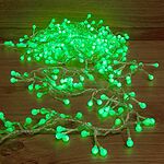 NEON-NIGHT 303-604 Гирлянда Мишура LED 3 м прозрачный ПВХ, 288 диодов, цвет зеленый
