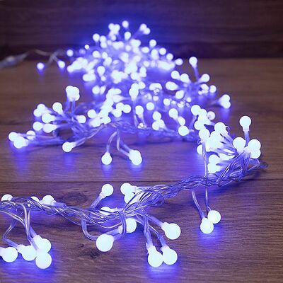 NEON-NIGHT 303-613 Гирлянда Мишура LED 6 м прозрачный ПВХ, 576 диодов, цвет синий