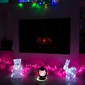 NEON-NIGHT 303-617 Гирлянда Мишура LED 6 м прозрачный ПВХ, 576 диодов, цвет розовый NEON-NIGHT 303-617 Гирлянда Мишура LED 6 м прозрачный ПВХ, 576 диодов, цвет розовый