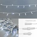NEON-NIGHT 305-165 Гирлянда светодиодная Нить 10м 100 LED БЕЛЫЙ белый ПВХ IP65 постоянное свечение 230В соединяется нужен блок 303-500-1 NEON-NIGHT