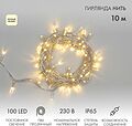 NEON-NIGHT 305-186 Гирлянда светодиодная Нить 10м 100 LED ТЕПЛЫЙ БЕЛЫЙ прозрачный ПВХ IP65 постоянное свечение 230В соединяется нужен блок 303-500-1 NEON-NIGHT NEON-NIGHT 305-186 Гирлянда светодиодная Нить 10м 100 LED ТЕПЛЫЙ БЕЛЫЙ прозрачный ПВХ IP65 постоянное свечение 230В соединяется нужен блок 303-500-1 NEON-NIGHT