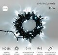 NEON-NIGHT 305-245 Гирлянда светодиодная Нить 10м 100 LED БЕЛЫЙ черный ПВХ IP65 эффект мерцания 24В соединяется NEON-NIGHT нужен трансформатор 531-100/531-311/531-312 NEON-NIGHT 305-245 Гирлянда светодиодная Нить 10м 100 LED БЕЛЫЙ черный ПВХ IP65 эффект мерцания 24В соединяется NEON-NIGHT нужен трансформатор 531-100/531-311/531-312