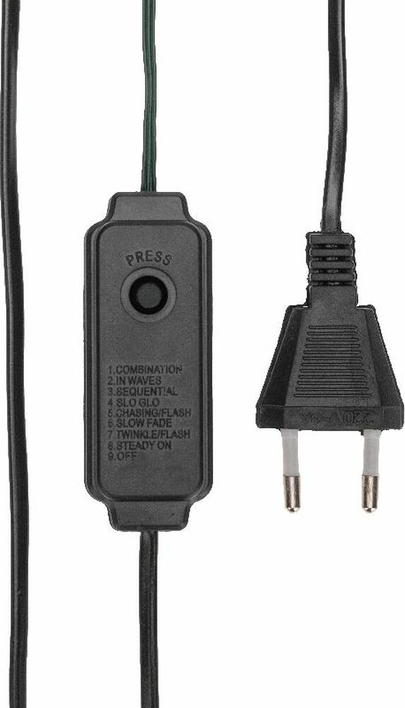 NEON-NIGHT 315-896 Гирлянда светодиодная из росы с макушкой на елку 9 нитей х 2м, 200LED, эффект водопада, теплый белый цвет, 230В NEON-NIGHT