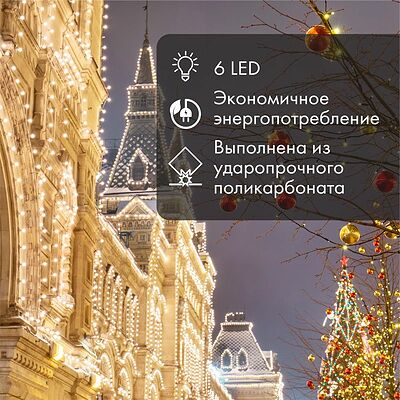 NEON-NIGHT 405-124 Ретро-лампа светодиодная, диаметр 45мм, E27, 6 LED, 2Вт, ЗЕЛЕНЫЙ, прозрачная колба, 230В NEON-NIGHT