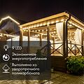 NEON-NIGHT 405-214 Лампа светодиодная, диаметр 50мм, E27, 9 LED, 1Вт, ЗЕЛЕНЫЙ, прозрачная колба, 230В NEON-NIGHT
