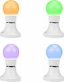 NEON-NIGHT 405-512 Лампа светодиодная, диаметр 50мм, E27, 9 LED, 3Вт, RGB, матовая колба, 230В NEON-NIGHT