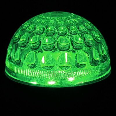 NEON-NIGHT 405-614 Лампа светодиодная, диаметр 50мм, Е27, 10 LED, 1Вт, ЗЕЛЕНЫЙ, прозрачная колба, 24В, постоянное напряжение NEON-NIGHT