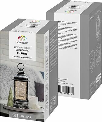 NEON-NIGHT 501-060 Декоративный светильник Сияние с конфетти, USB NEON-NIGHT