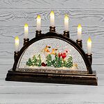 NEON-NIGHT 501-164 Декоративный светильник Подсвечник с эффектом снегопада NEON-NIGHT