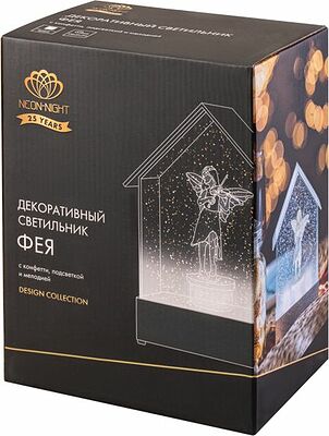 NEON-NIGHT 501-184 Декоративный светильник Фея с конфетти и мелодией, USB NEON-NIGHT