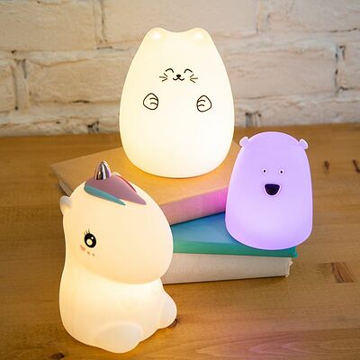 NEON-NIGHT 503-003 Силиконовый ночник Единорог USB с 3 режимами, RGB-свечение NEON-NIGHT