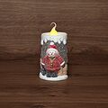 NEON-NIGHT 505-016 Керамическая фигурка Свечка со снеговиком 10,5х9х17,6 см
