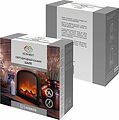 NEON-NIGHT 511-006 Светодиодный камин Шале с эффектом живого огня 30х13х28 см, батарейки 3хС (не в комплекте) или от USB (в комплекте)
