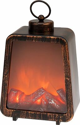 NEON-NIGHT 511-034 Светодиодный камин Лофт USB с эффектом живого огня 17х10х24.5 см NEON-NIGHT