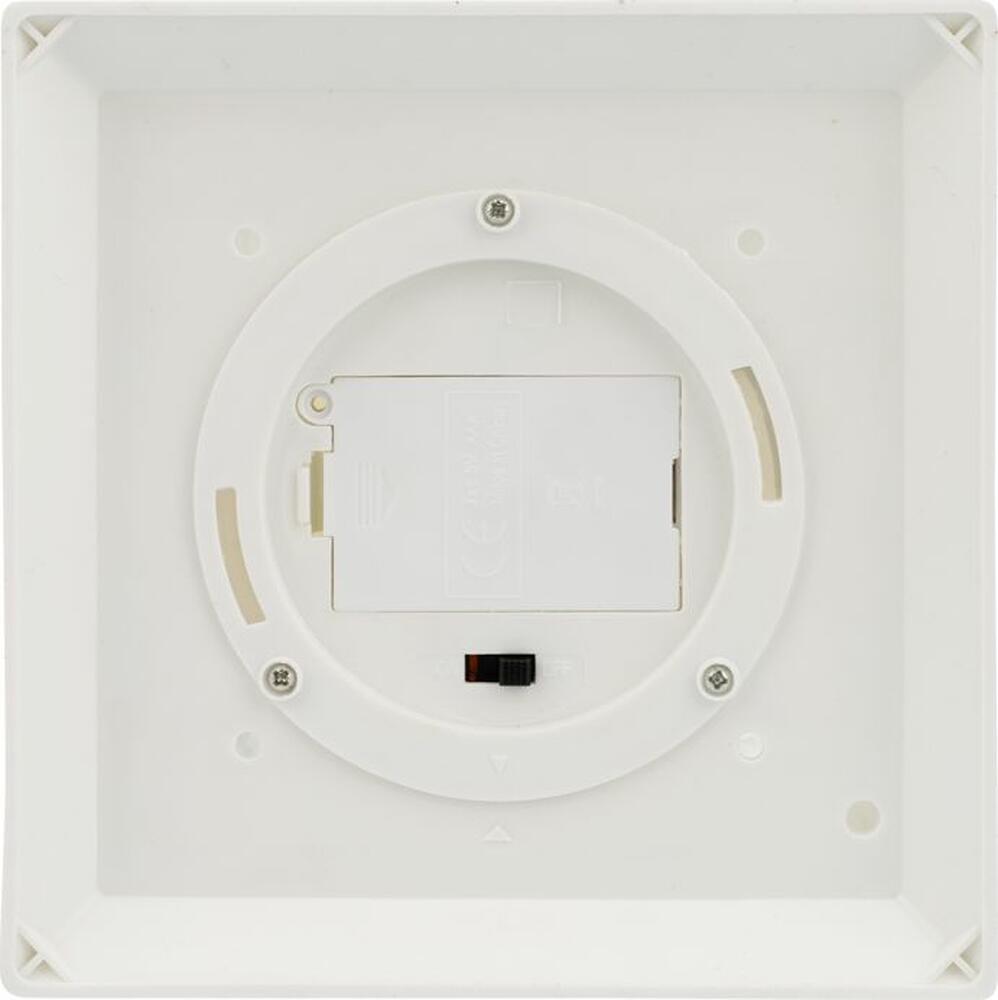 NEON-NIGHT 513-046 Декоративный фонарь со свечой 14x14x29 см, белый корпус, теплый белый цвет свечения NEON-NIGHT