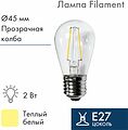 NEON-NIGHT 601-801 Ретро-лампа филаментная ST45, E27, 2 LED, 2Вт, ТЕПЛЫЙ БЕЛЫЙ, 230В, IP65 NEON-NIGHT NEON-NIGHT 601-801 Ретро-лампа филаментная ST45, E27, 2 LED, 2Вт, ТЕПЛЫЙ БЕЛЫЙ, 230В, IP65 NEON-NIGHT