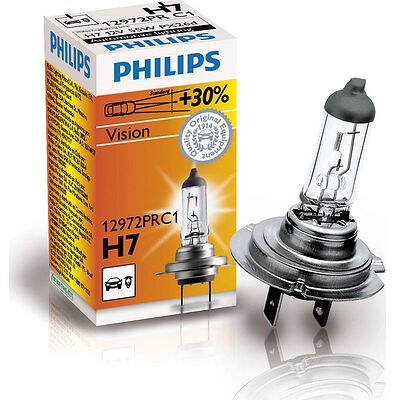 Philips Vision 12972PRC1 лампа H7 12 В 55 Вт, PX26d, +30% видимости