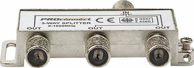 PROconnect 05-6022 Делитель ТВх3 под F-разъем, 5-1000МГц PROconnect