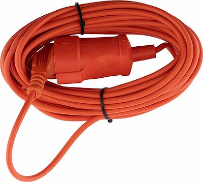 PROconnect 11-7105 Удлинитель-шнур ПВС 2х0,75, 10м, б/з, 6А, 1300Вт, IP20, оранжевый (Сделано в России) PROconnect